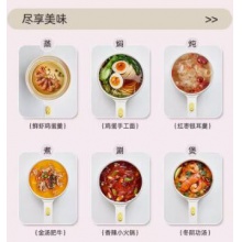九阳电煮锅宿舍学生家用多功能一体奶锅电炒煮面电火锅辅食蒸锅